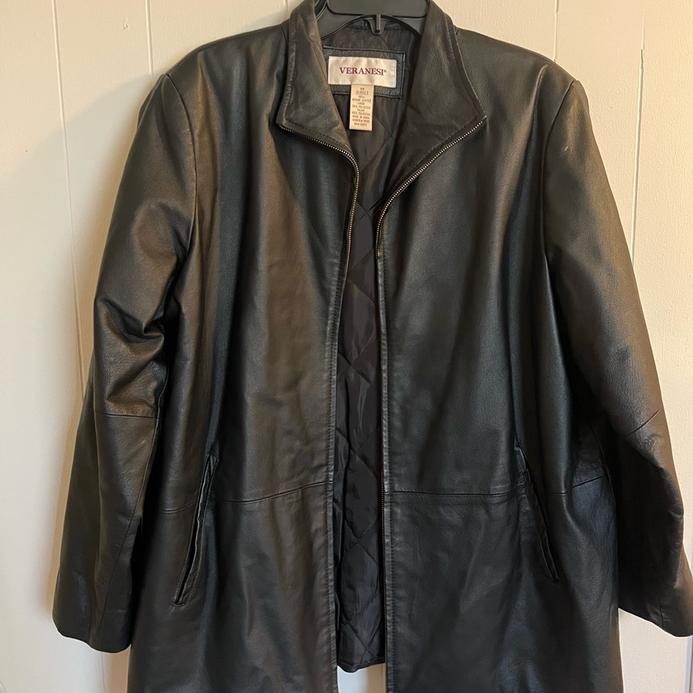 Leather jacket
